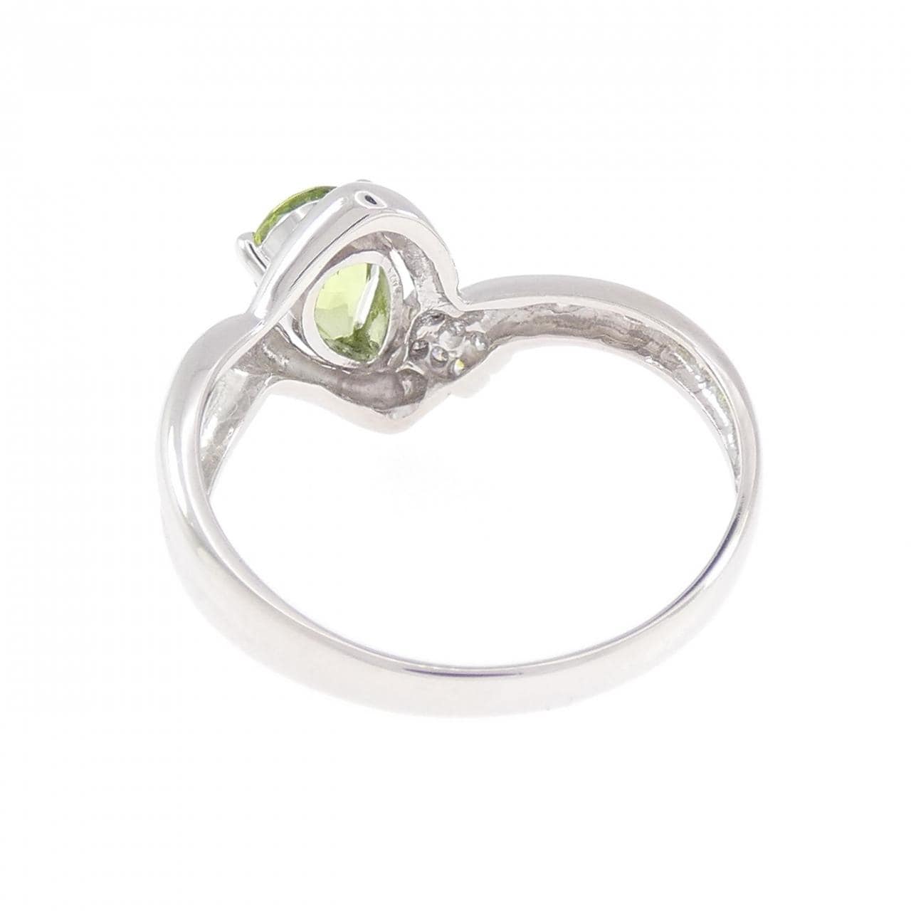 PT900 ペリドット リング 0.70CT