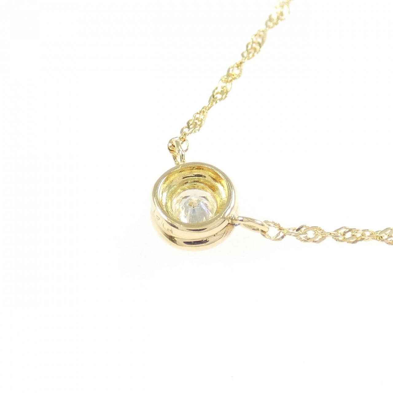 K18YG ダイヤモンド ネックレス 0.141CT