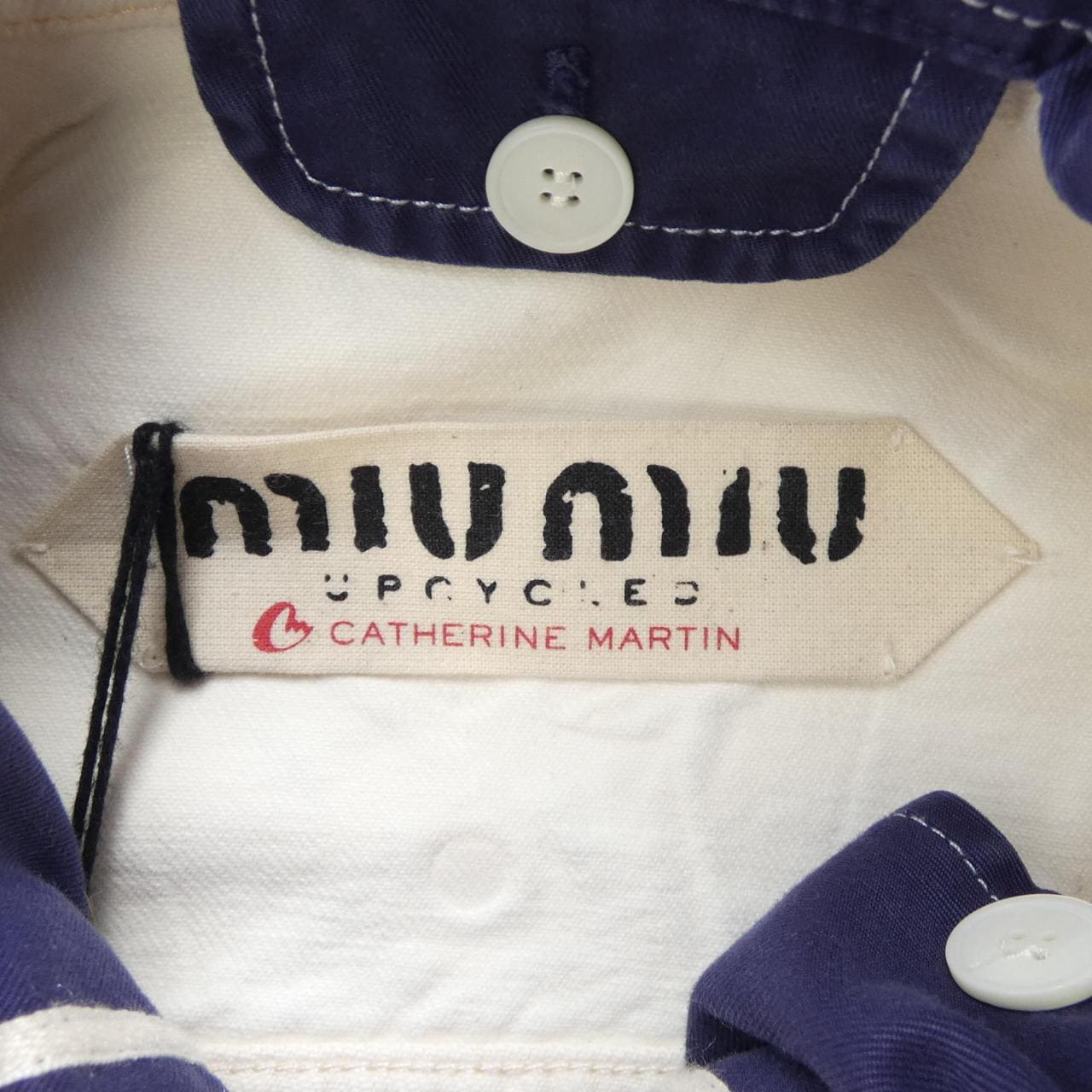 ミュウミュウ MIU MIU UPCYCLED CATHERINE MARTIN GWB283 SOOO 17L9 デニムジャケット