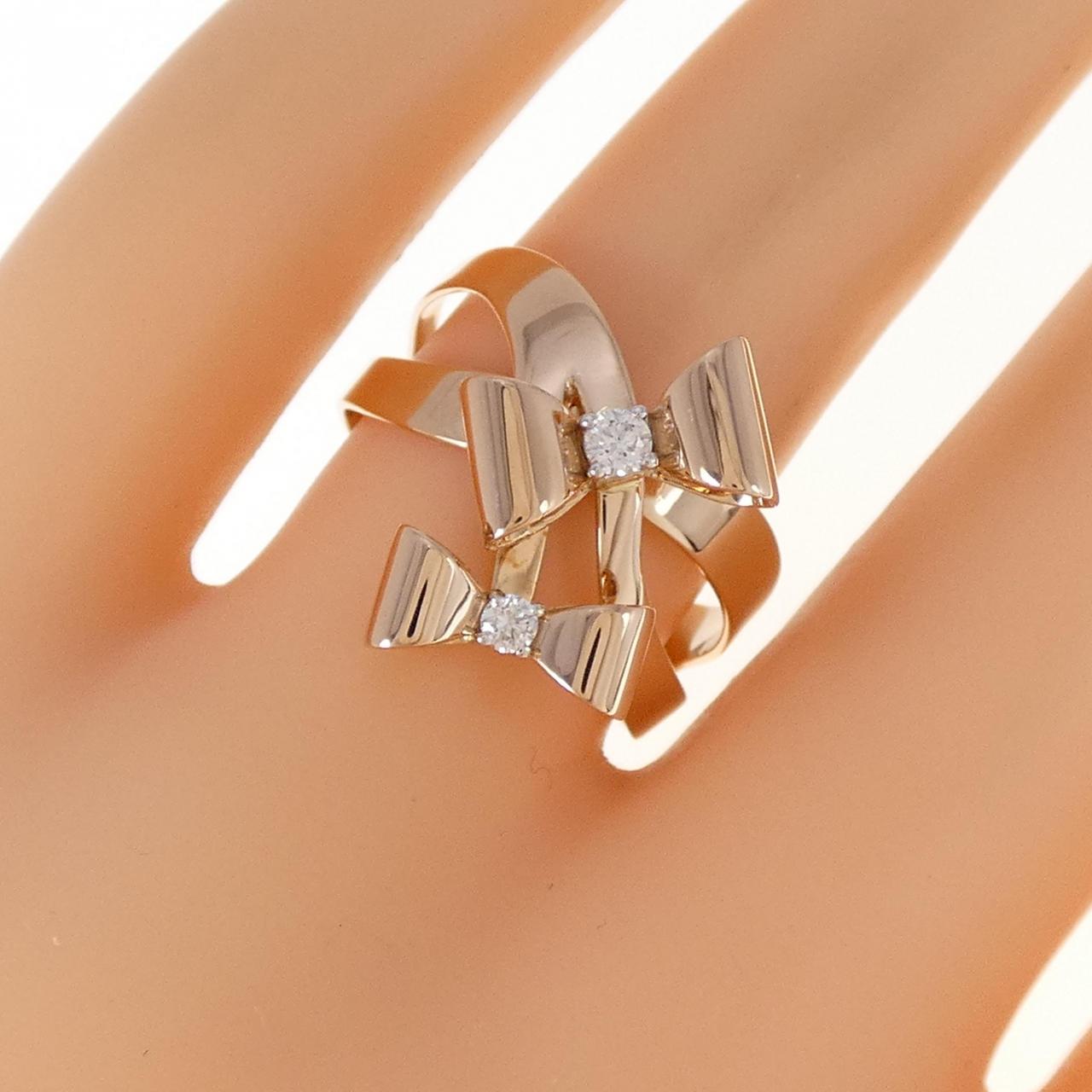 750PG/750WG 丝带钻石戒指 0.09CT