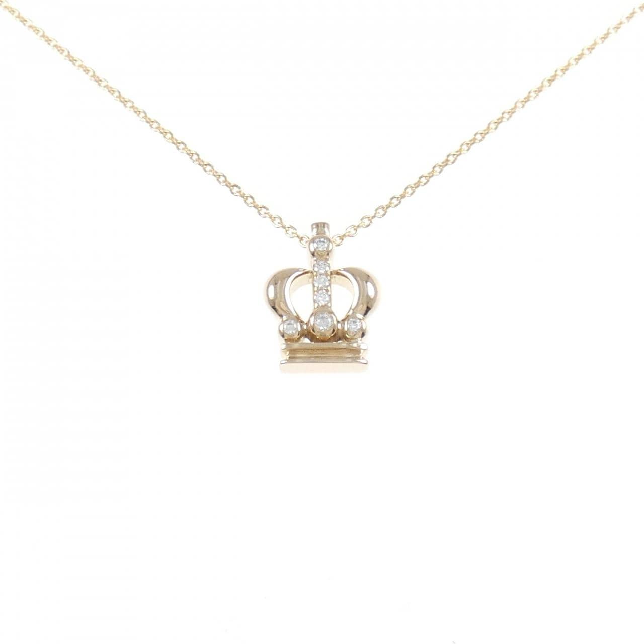 Royal Asscher Diamond Necklace 0.05CT