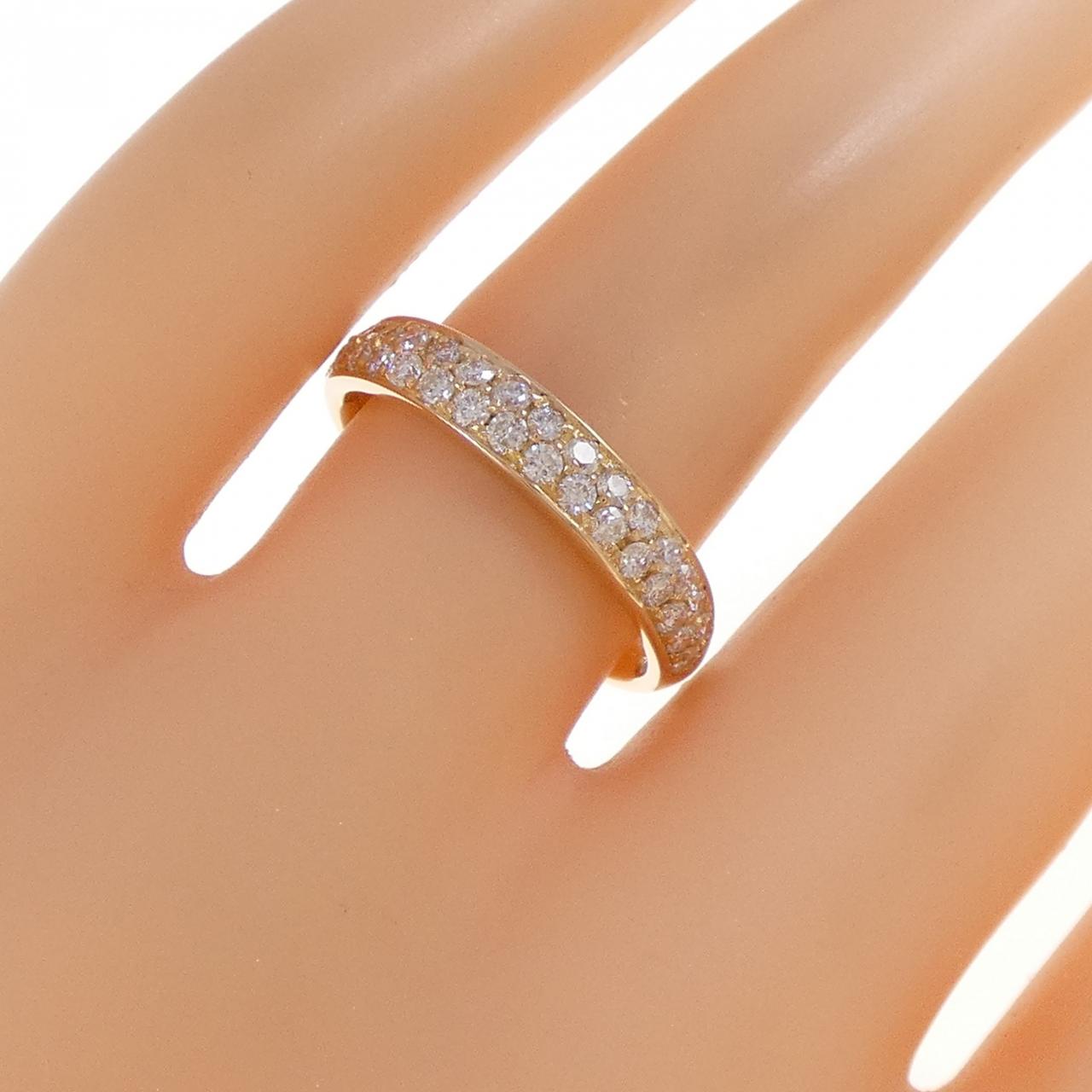 K18PG ダイヤモンド リング 0.60CT