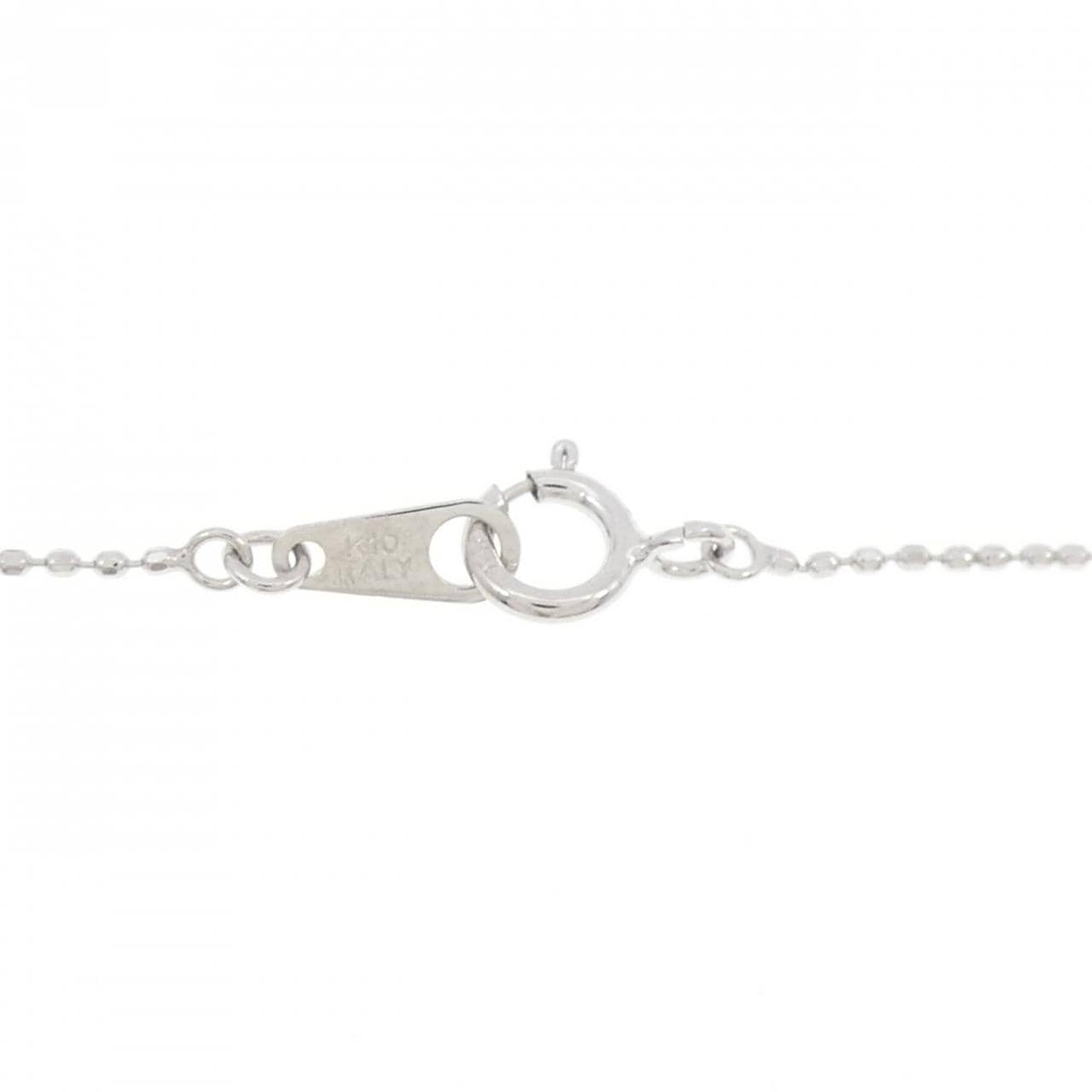 K10WG ダイヤモンド ネックレス 0.15CT