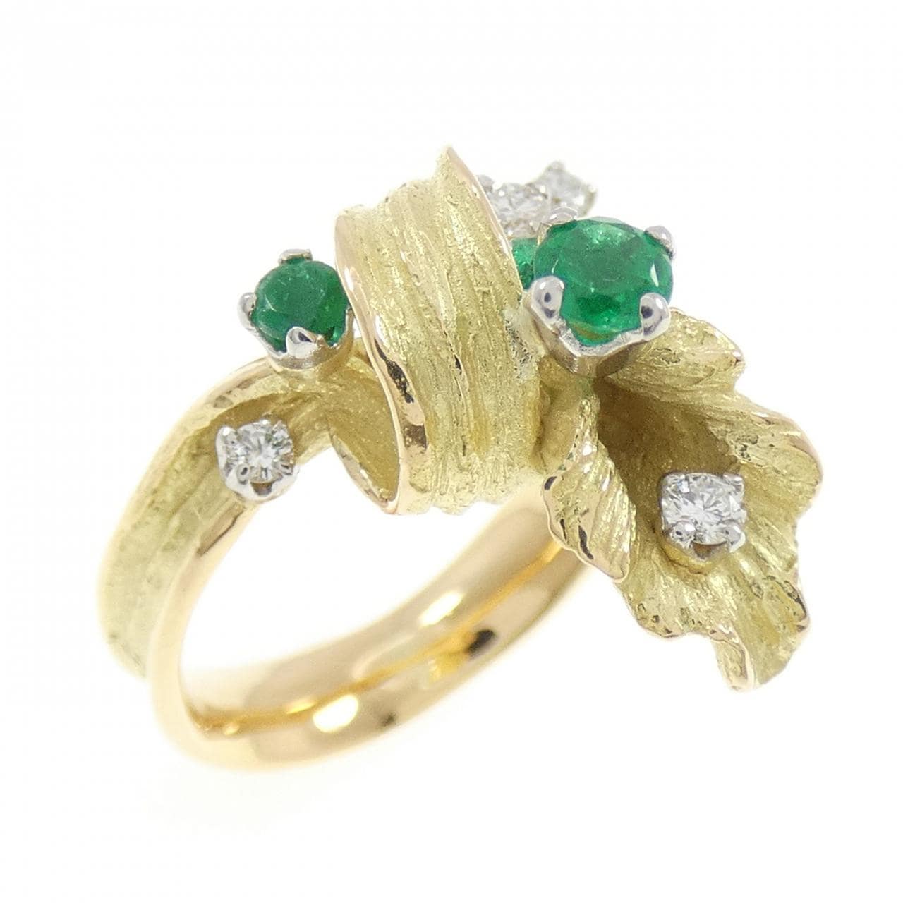 イワクラコウジ エメラルド リング