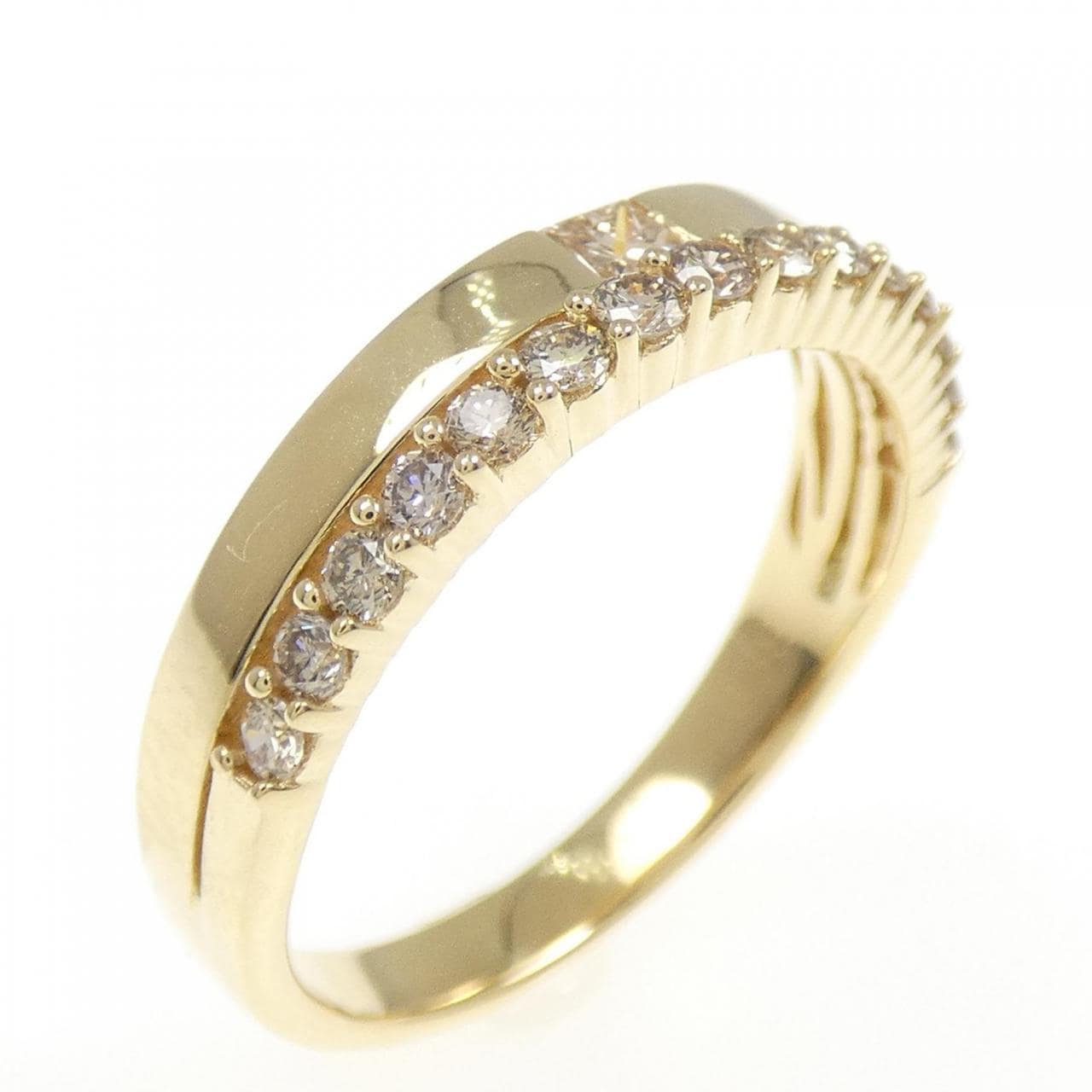 K18YG ダイヤモンド リング 0.38CT