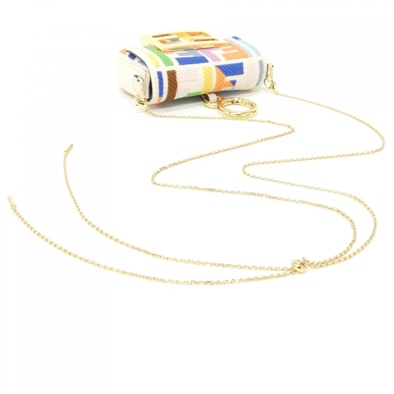 フェンディ ナノ バゲット チャーム 7AS045 APHL バッグチャーム