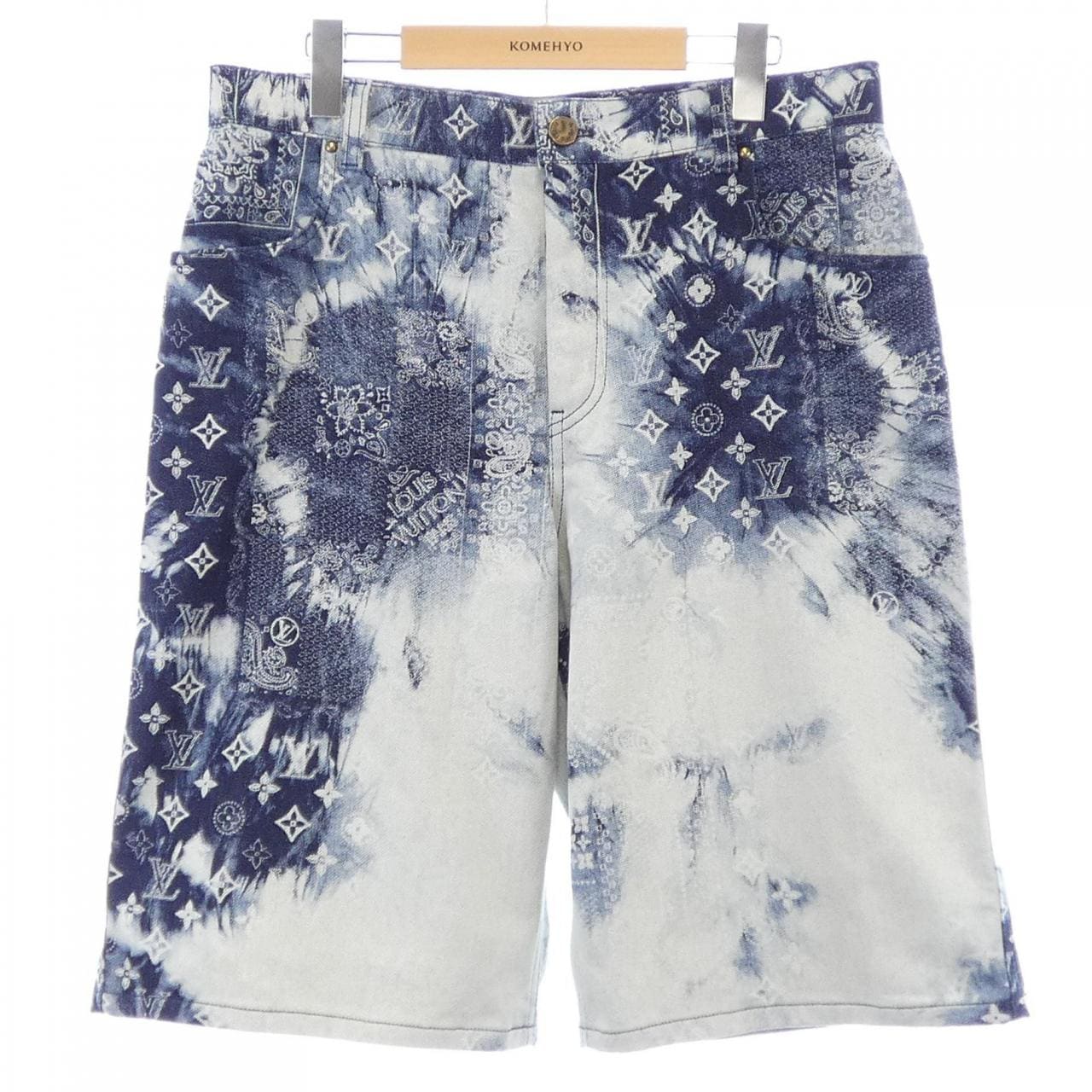 ルイヴィトン LOUIS VUITTON モノグラムバンダナデニムショーツ HND17XNW2 ショートパンツ