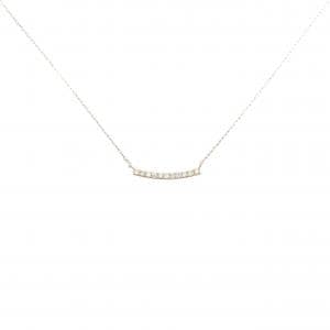 【リメイク】K18YG ダイヤモンド ネックレス 0.10CT