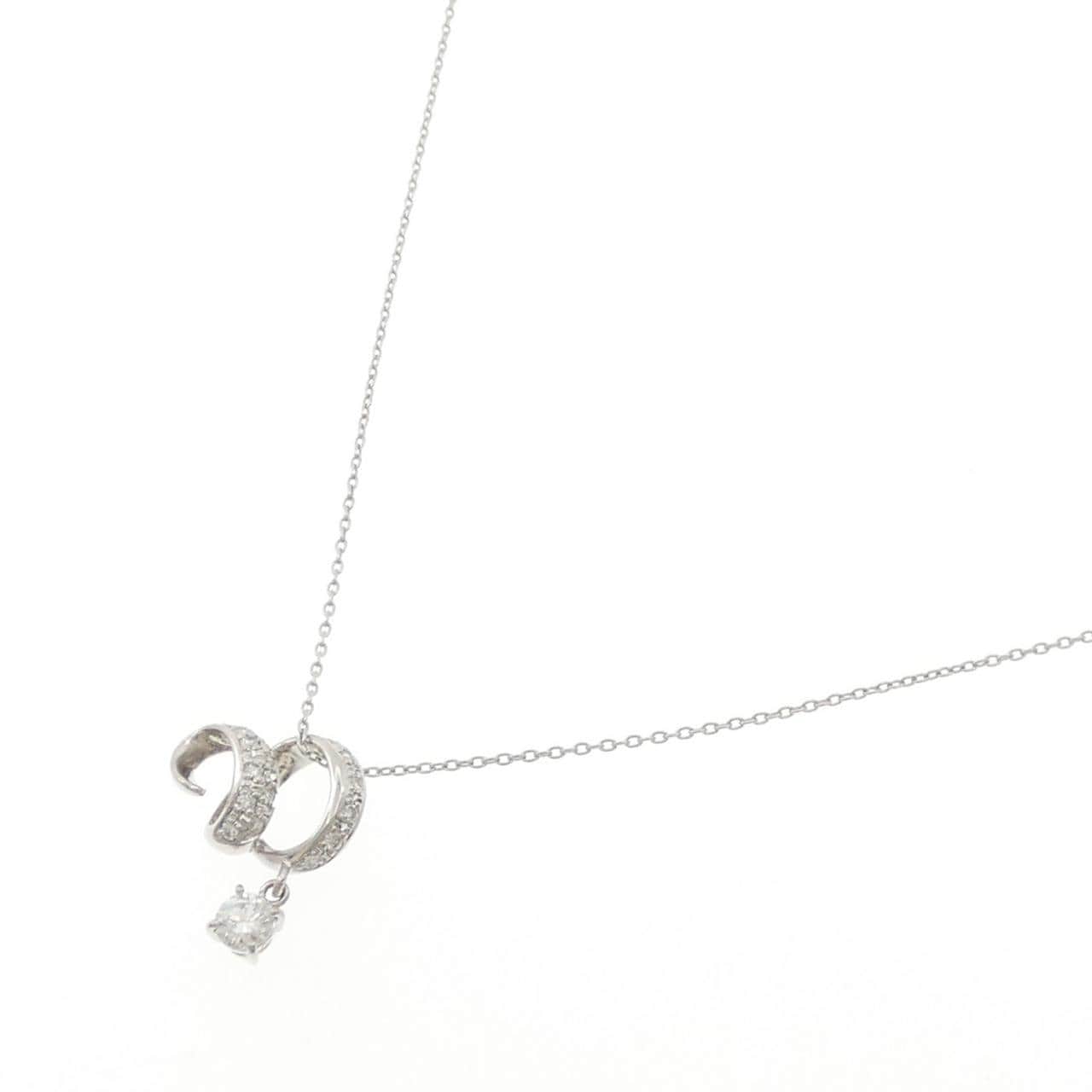 PT900/PT850 ダイヤモンド ネックレス 0.19CT