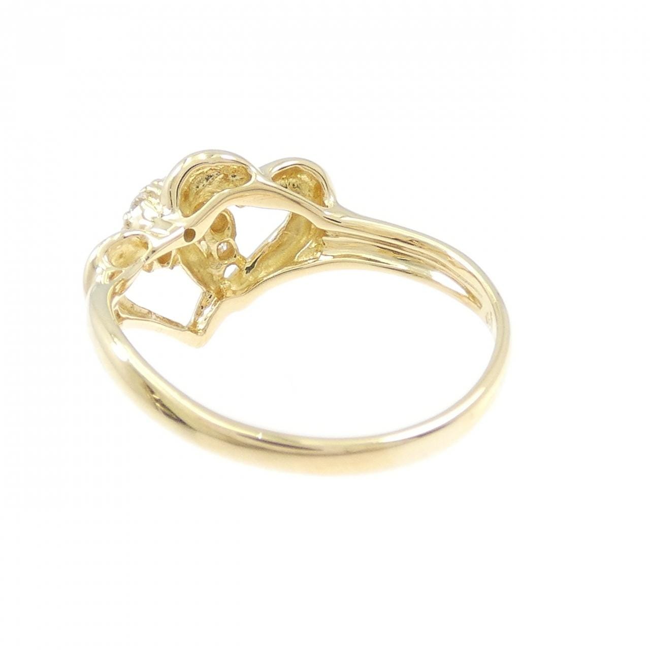 タサキ ハート ダイヤモンド リング 0.11CT