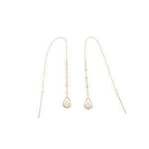 K18YG ダイヤモンド ピアス