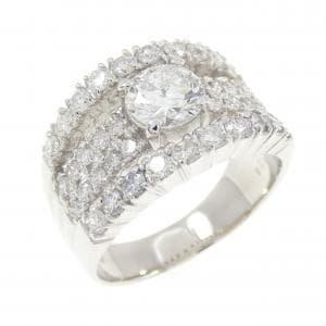 PT900 ダイヤモンド リング 0.754CT H VVS2 Good