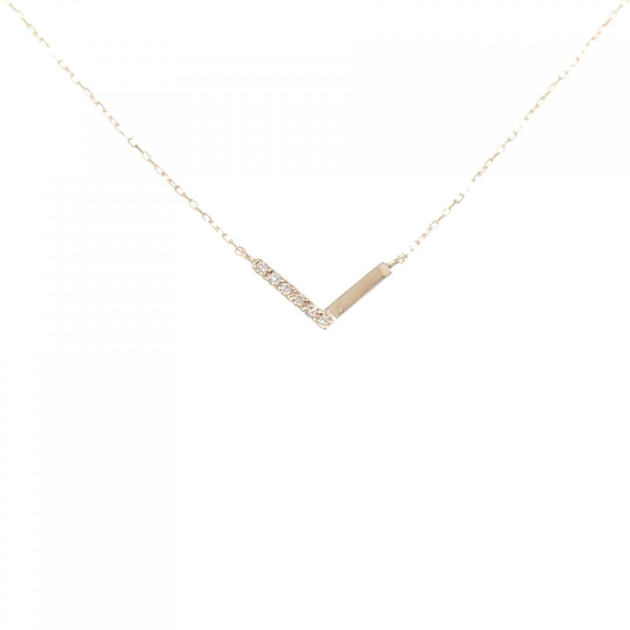 K10PG ダイヤモンド ネックレス 0.02CT