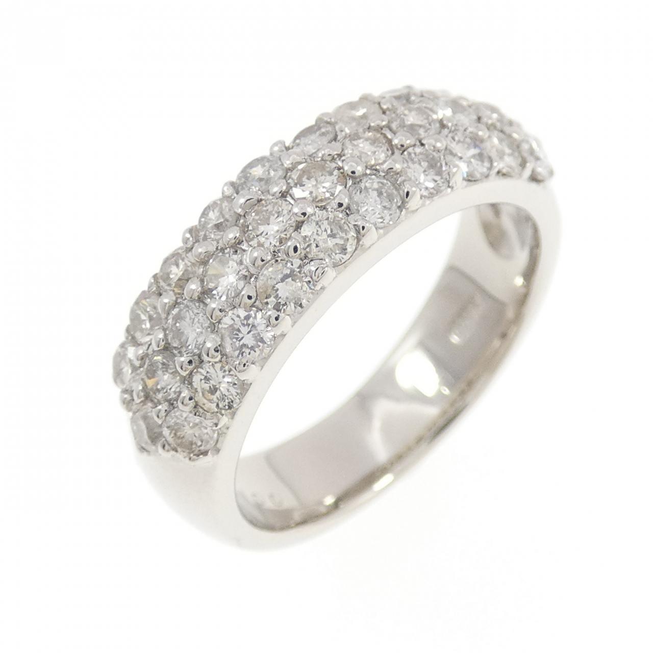 PT900 パヴェ ダイヤモンド リング 1.00CT