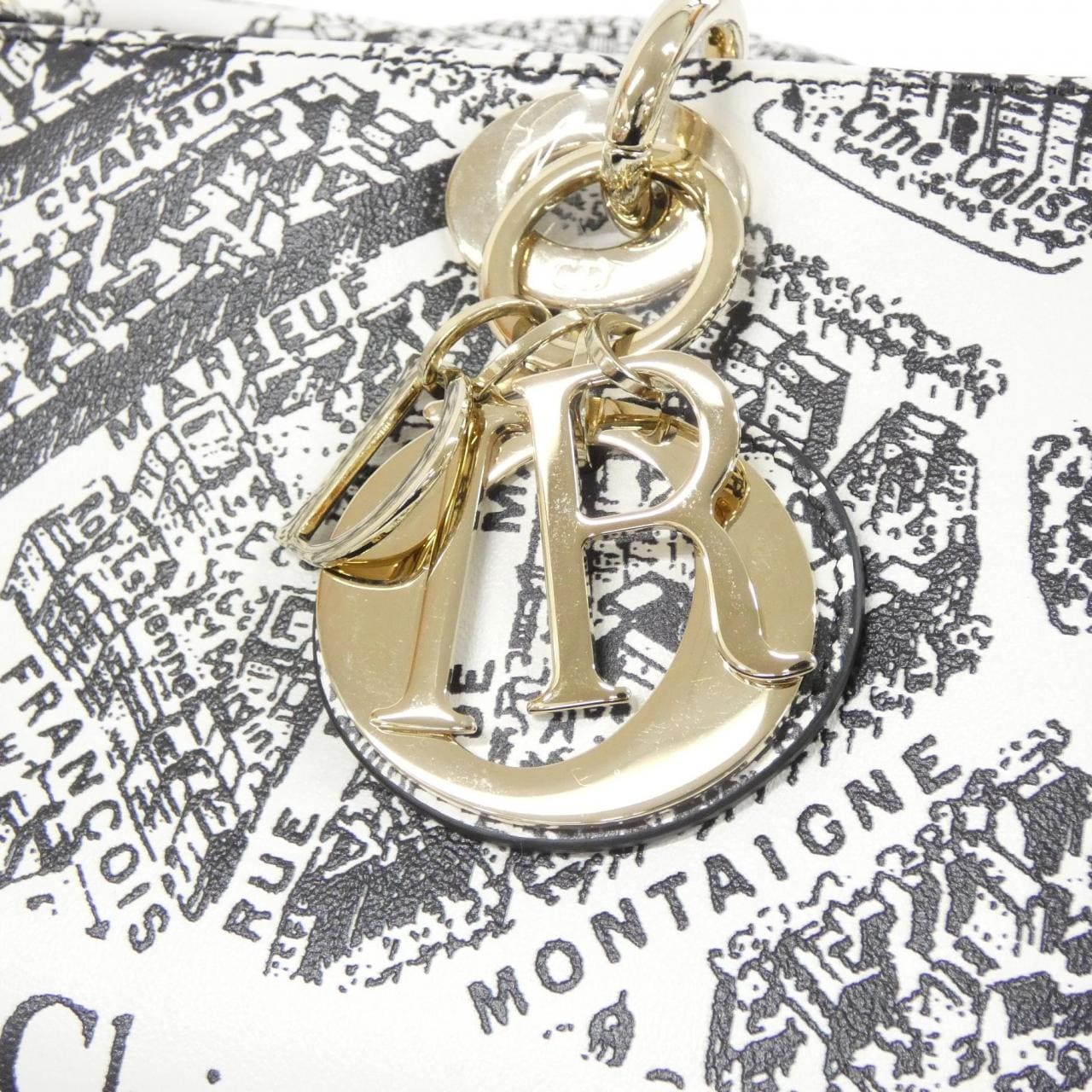 クリスチャンディオール PLAN DE PARIS レディ Dジョイ ミディアム バッグ