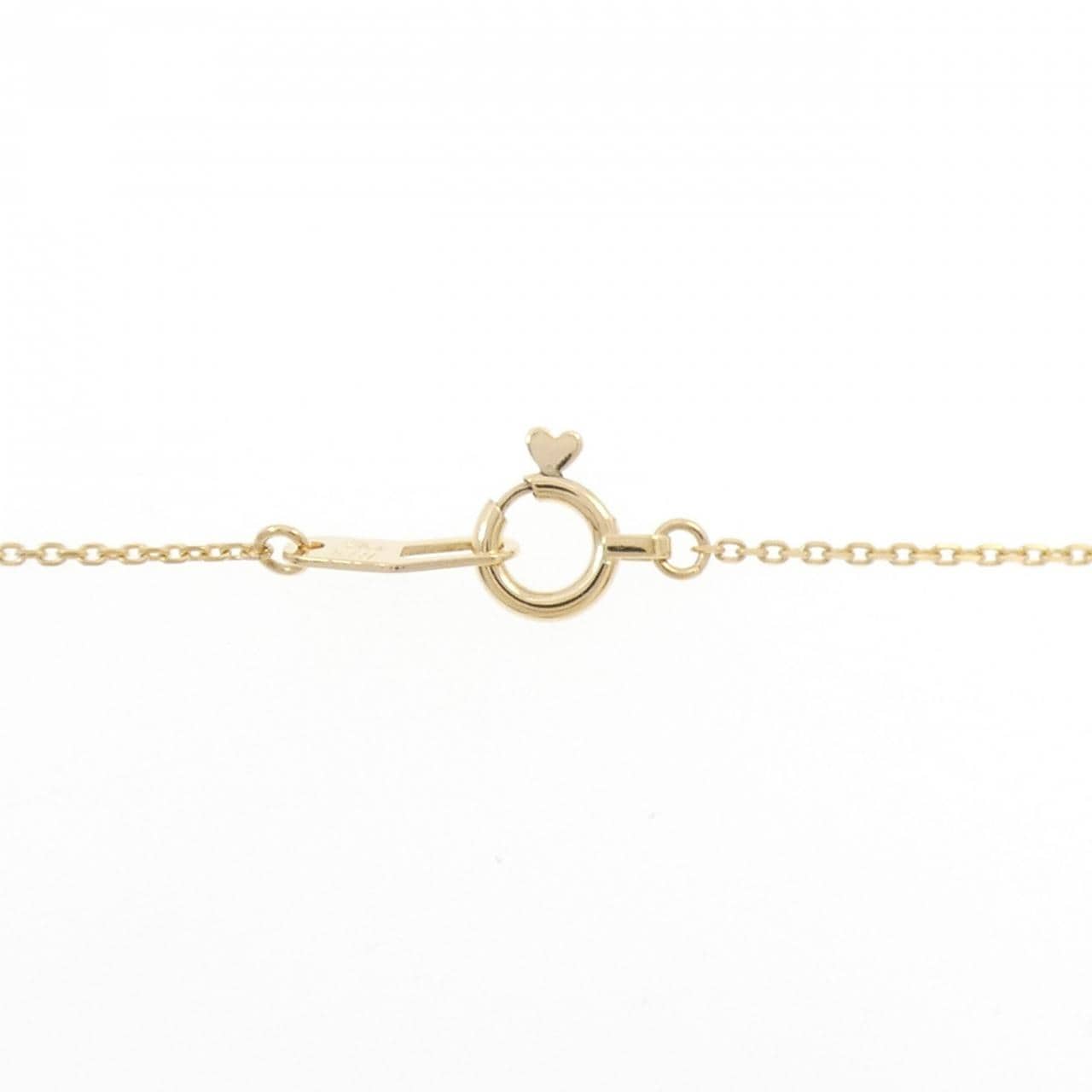スタージュエリー ムーンセッティング ネックレス 0.10CT