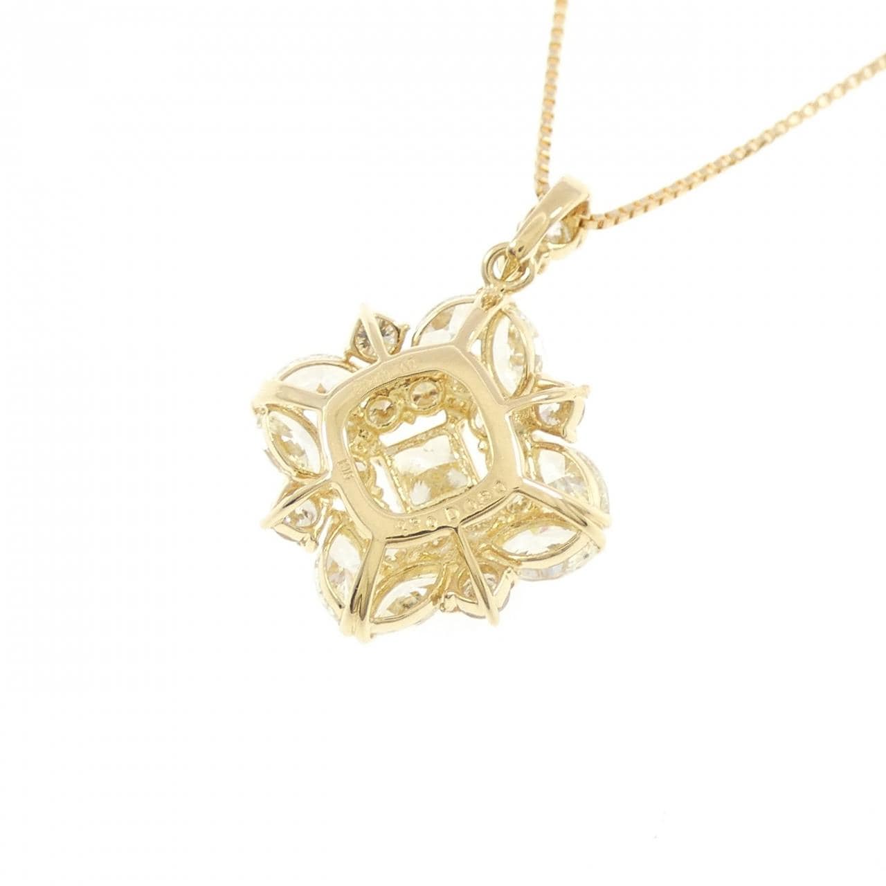 K18YG ダイヤモンド ネックレス 0.20CT