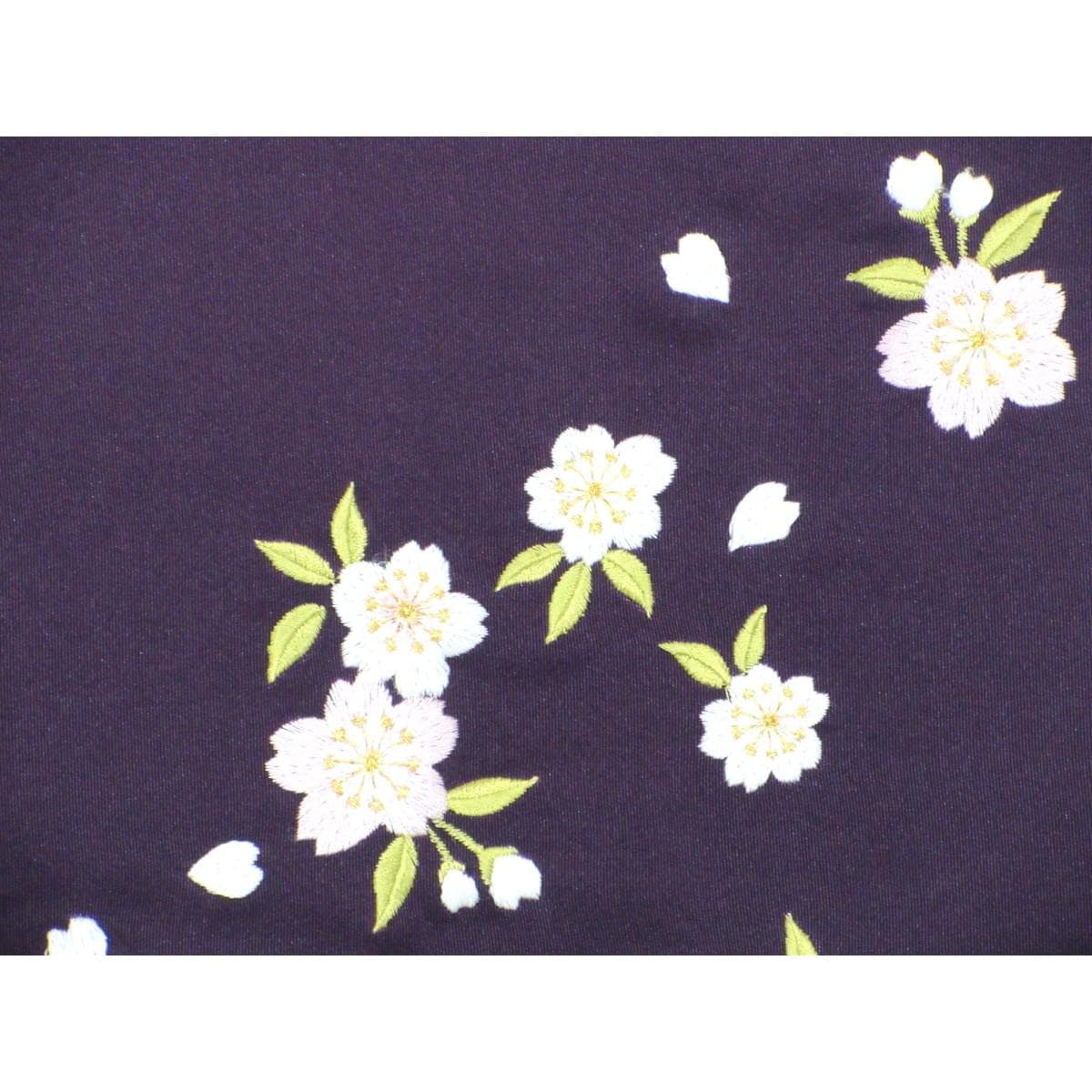女袴　ボカシ刺繍　紐下９５ｃｍ