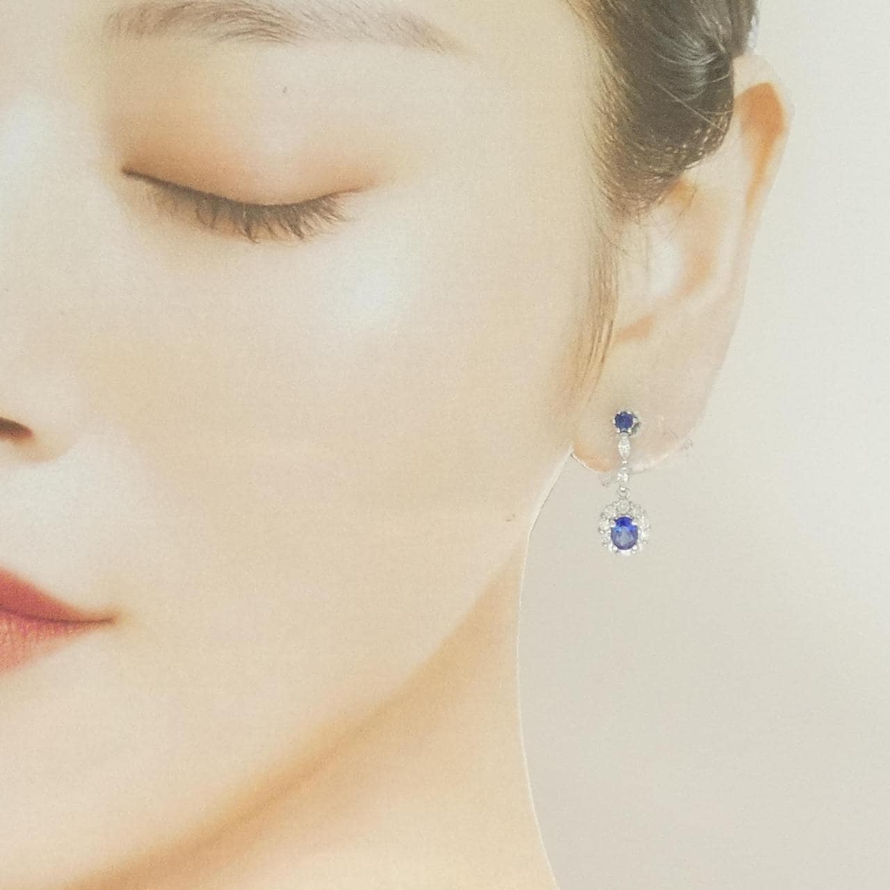 PT/PT900 サファイヤ ピアス 1.38CT