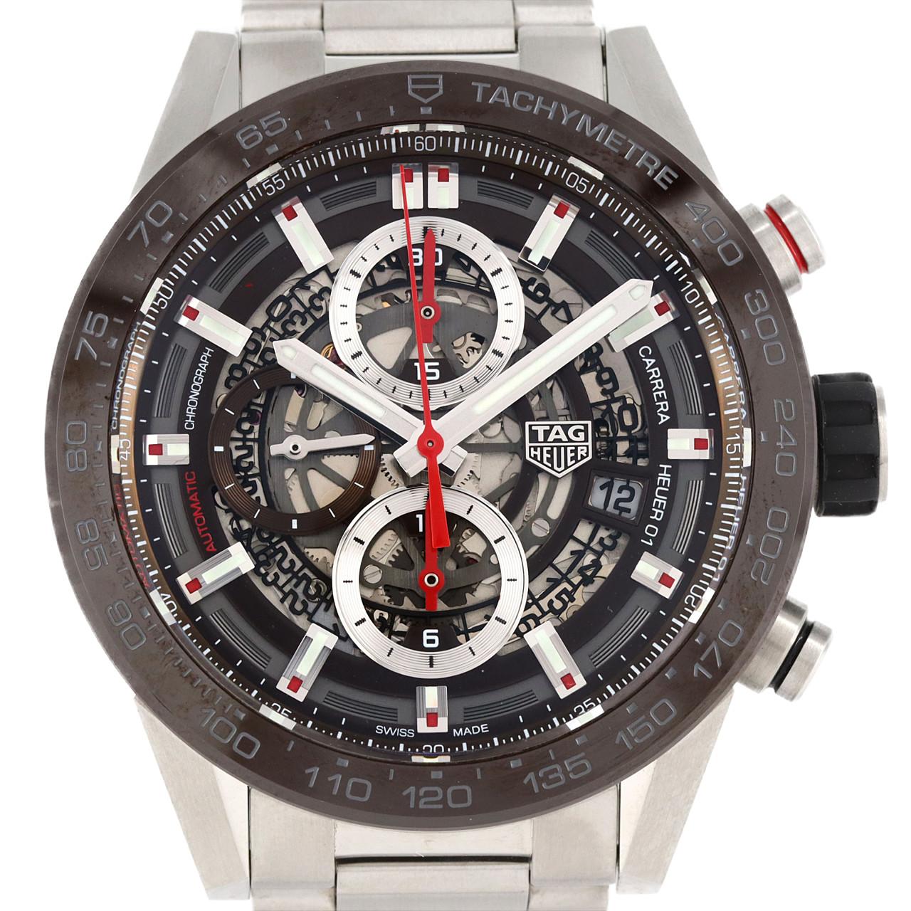 泰格豪雅 Carrera Calibre Heuer 01 计时码表 CAR201U.BA0766 SS自动上弦