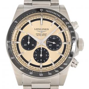 【新品】ロンジン コンクエストクロノグラフ L3.835.4.32.6 SS 自動巻