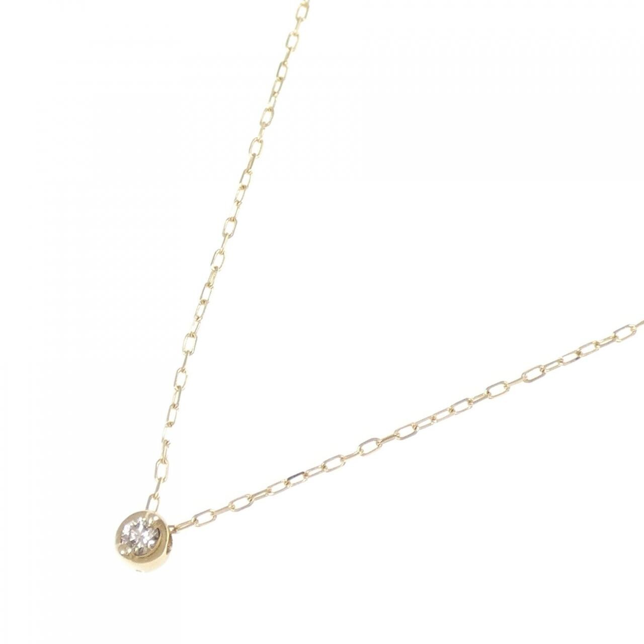 K10YG ダイヤモンド ネックレス 0.05CT