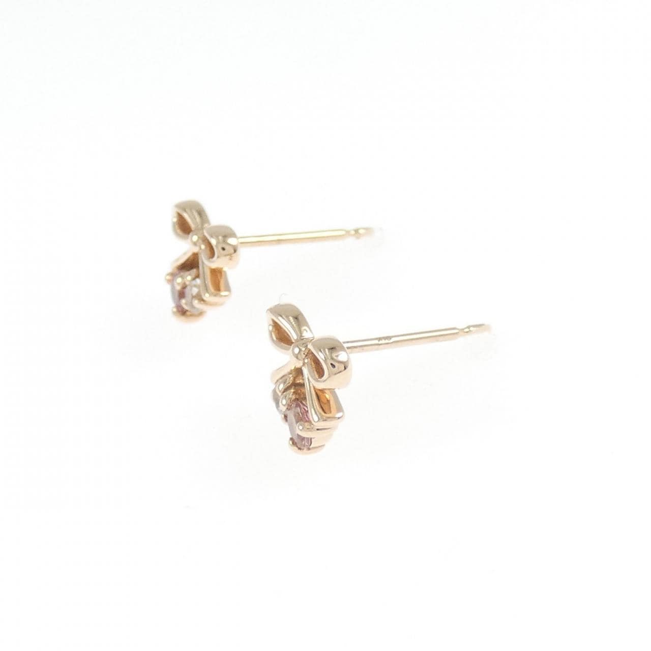 K10PG ribbon Tourmaline earrings