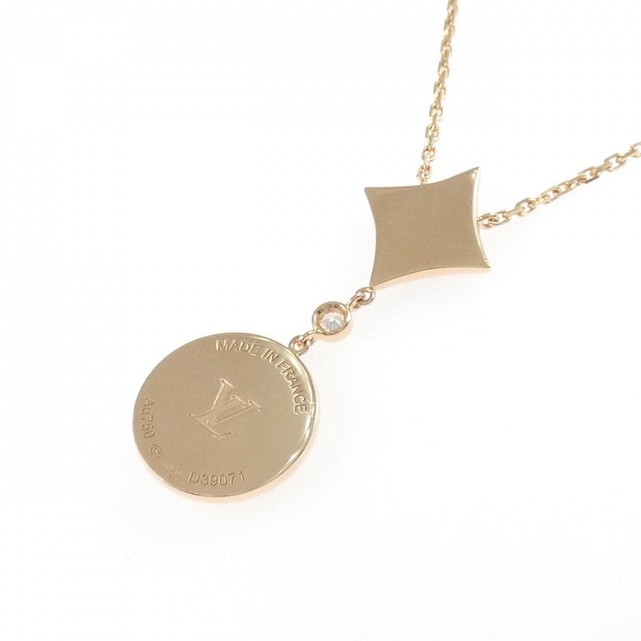 ルイヴィトン コリエ ドゥーブル カラーブロッサム ネックレス