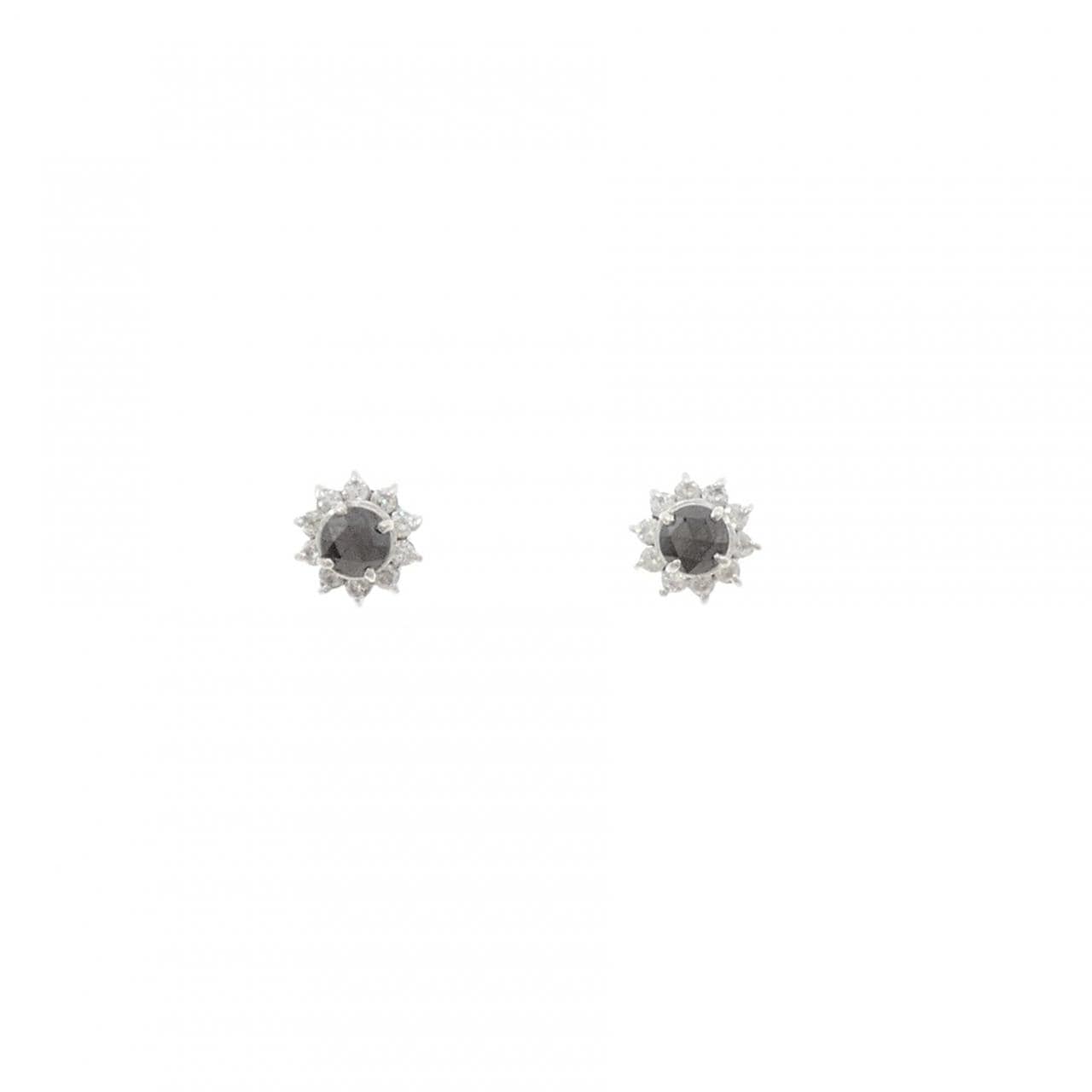 K18WG ダイヤモンド ピアス 0.28CT