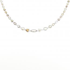 K18WG ダイヤモンド ネックレス 20.38CT