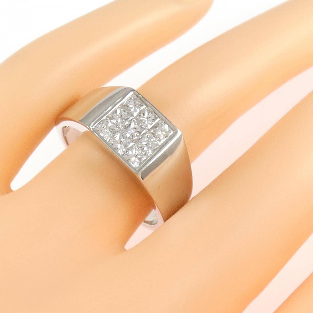 PT950 ダイヤモンド リング 1.05CT