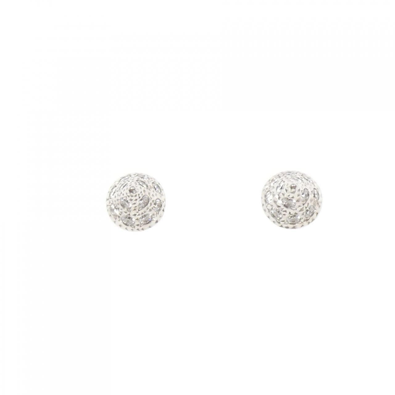 タサキ リファインド リベリオン シグネチャー パヴェ ピアス 7.5mm
