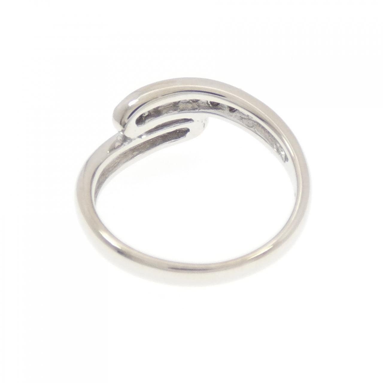 K18WG ダイヤモンド リング 0.1CT