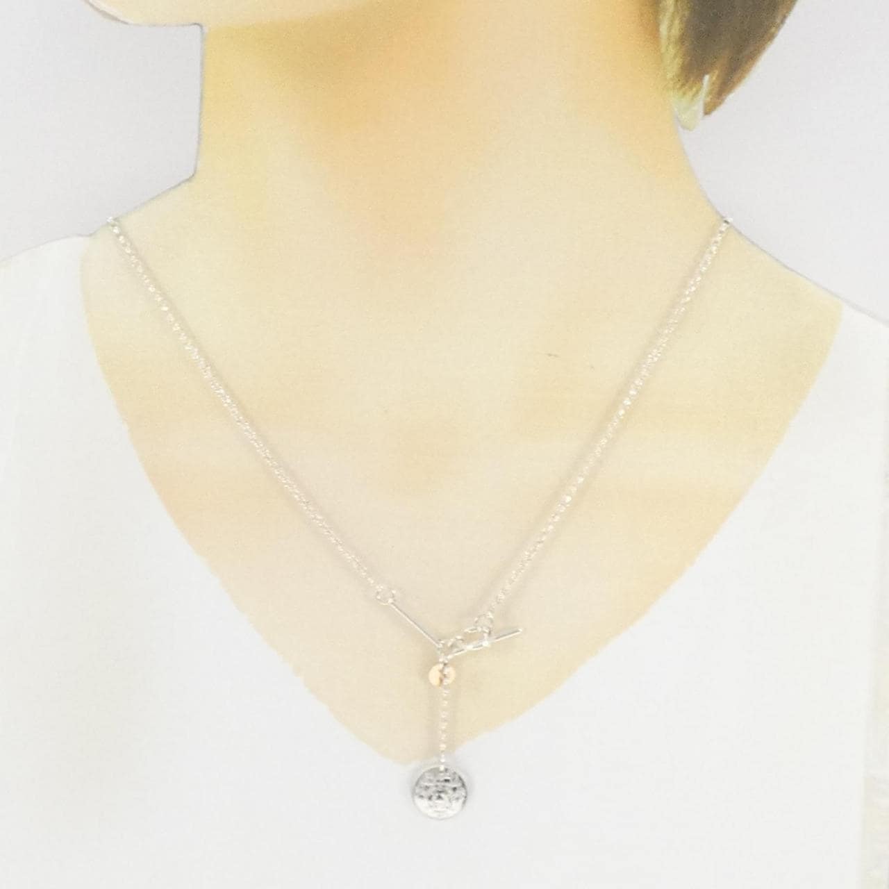 HERMES exlibris necklace