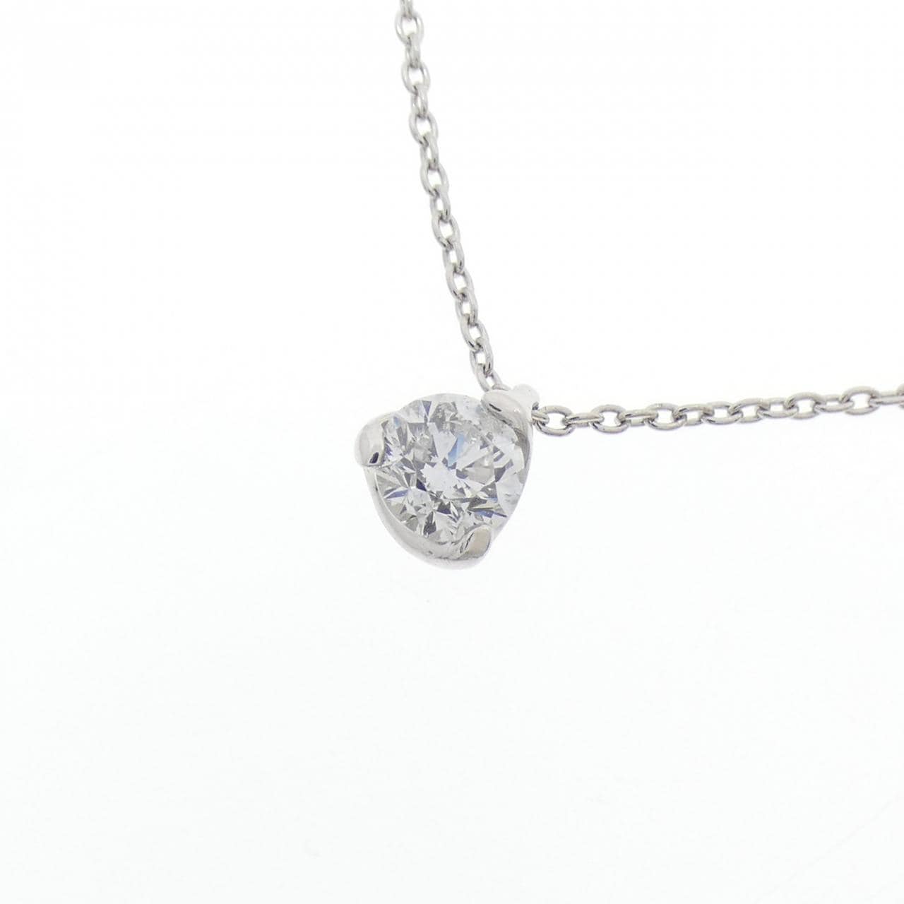 PT850 ソリティア ダイヤモンド ネックレス 0.270CT
