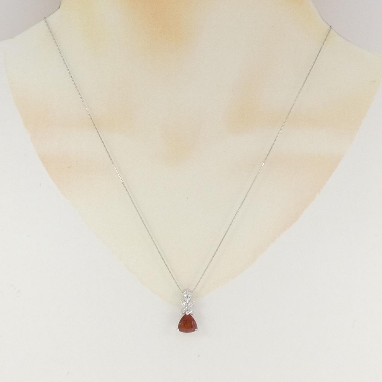 PT900/PT850 シトリン ネックレス 1.66CT