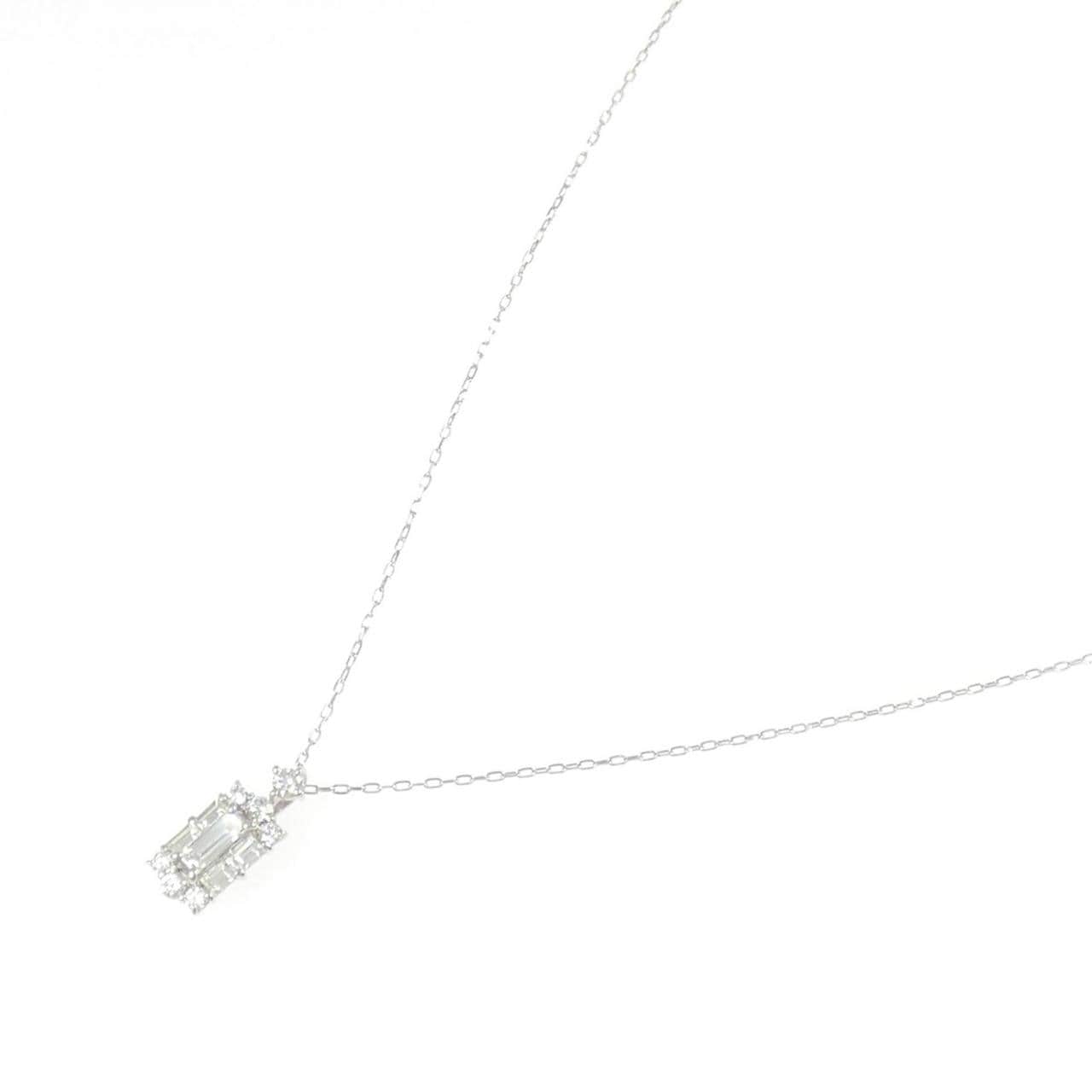 【新品】PT900/PT850 ダイヤモンド ネックレス 0.36CT