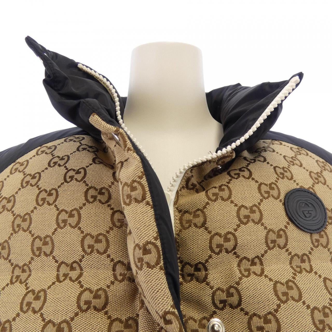 グッチ GUCCI GGコットンキャンバスパッド入りジレ 774910 Z9AAT ダウンベスト