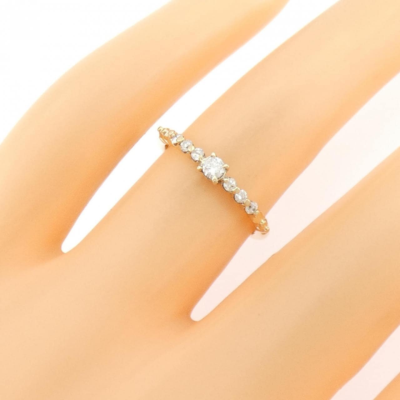 アガット ダイヤモンド リング 0.162CT
