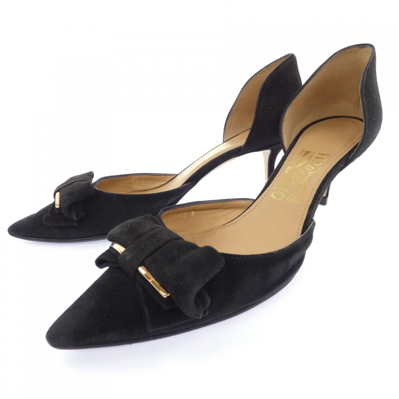 サルヴァトーレフェラガモ SALVATORE FERRAGAMO RIETTA パンプス