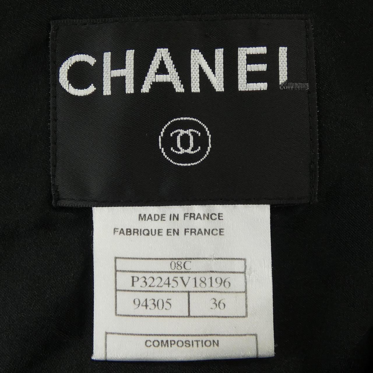 シャネル CHANEL P32245V18196 08C ノーカラージャケット