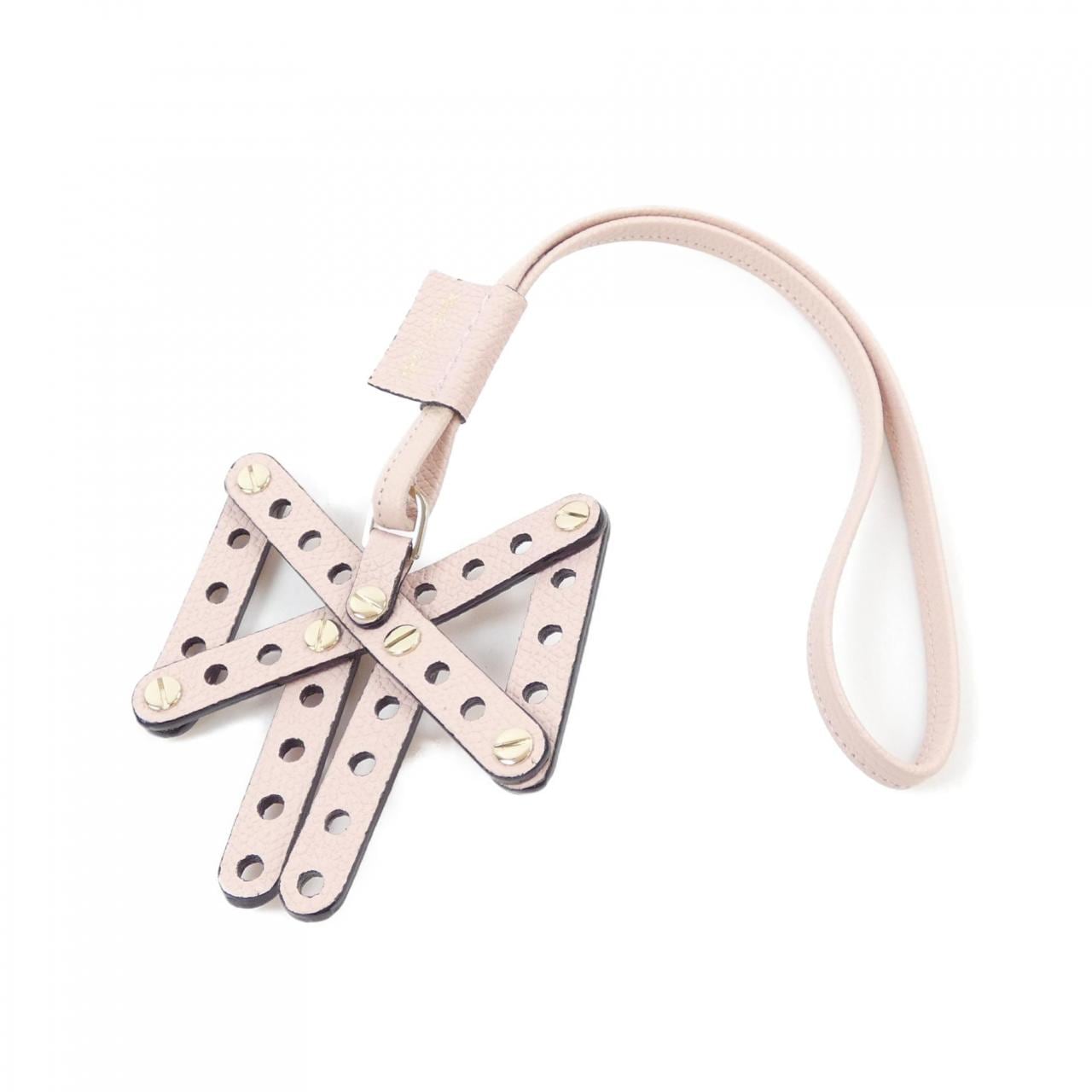 ヴァレクストラ VALEXTRA エンジニアリングビューティリボンチャーム SGNL0147028LOCOS99 KEY HOLDER