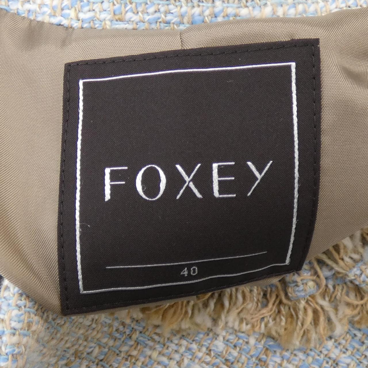 フォクシー FOXEY 29843 ノーカラージャケット