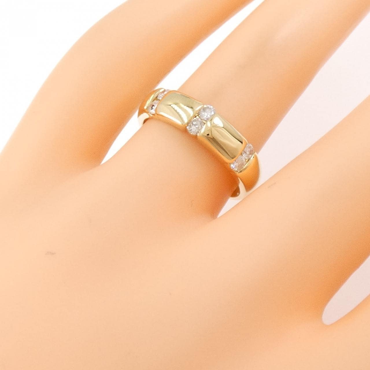 K18YG ダイヤモンド リング 0.29CT