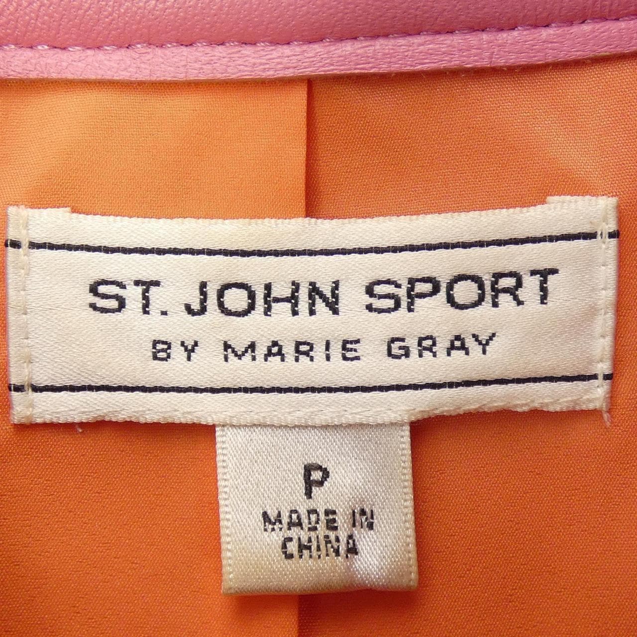 ST.JOHN SPORT皮夾克