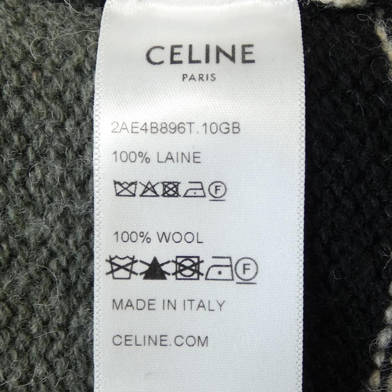 セリーヌ CELINE トリオンフ TRIOMPHE 2AE4B896T ニット