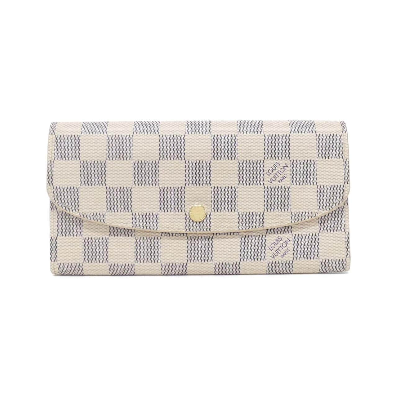 ルイヴィトン ダミエ アズール ポルトフォイユ エミリー N41625 財布