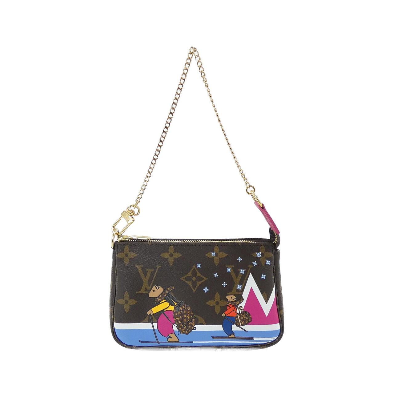 ☆☆LOUIS VUITTON ルイヴィトン モノグラム ミニ ポシェット アクセソワール M67769 ホリデー アクセサリーポーチ