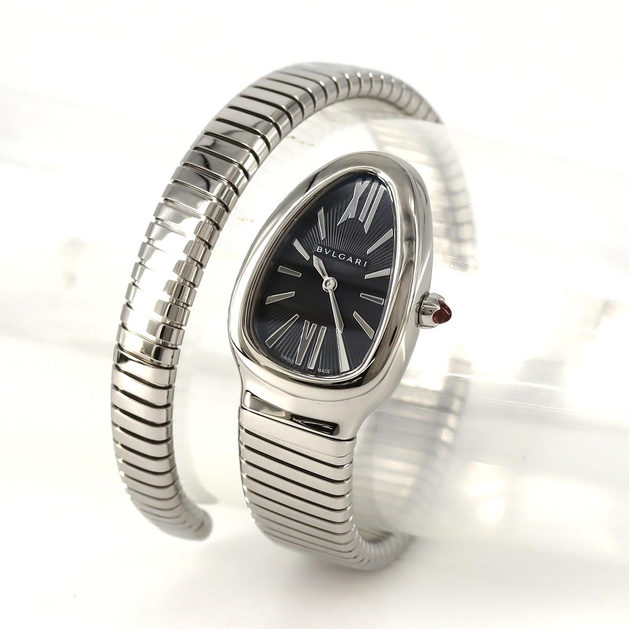 ブルガリ セルペンティトゥボガス Lサイズ SP35S/SP35BSS.1T/102826 SS クォーツ