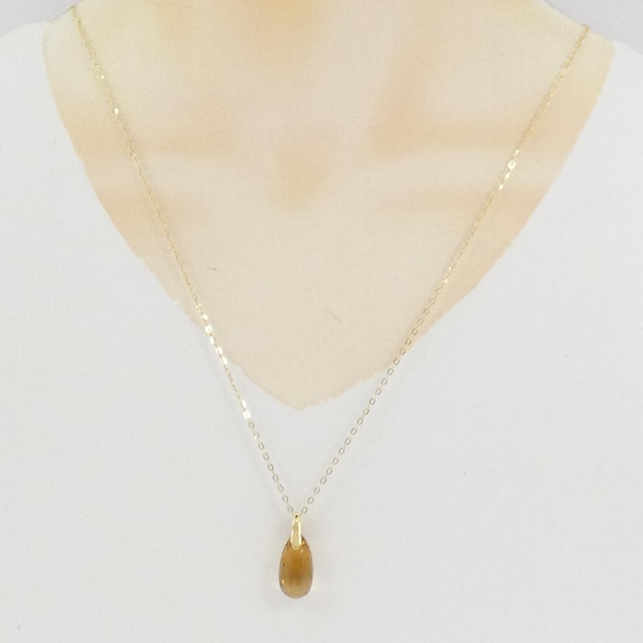 K18YG Citrine Necklace 12.00CT